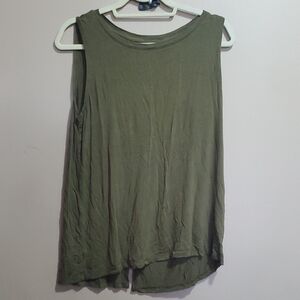Old Navy Olive Green Sleeveless Women's Top Size Large